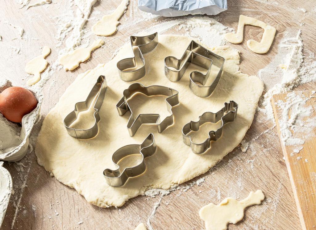 Musical cookie cutters 6 pcs.