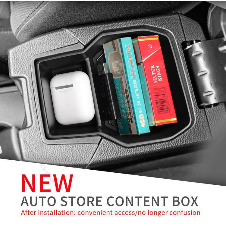 Center Console Armrest Storage Box For Dacia Sandero 2024 Car Tray Organizers Accessories Tidying