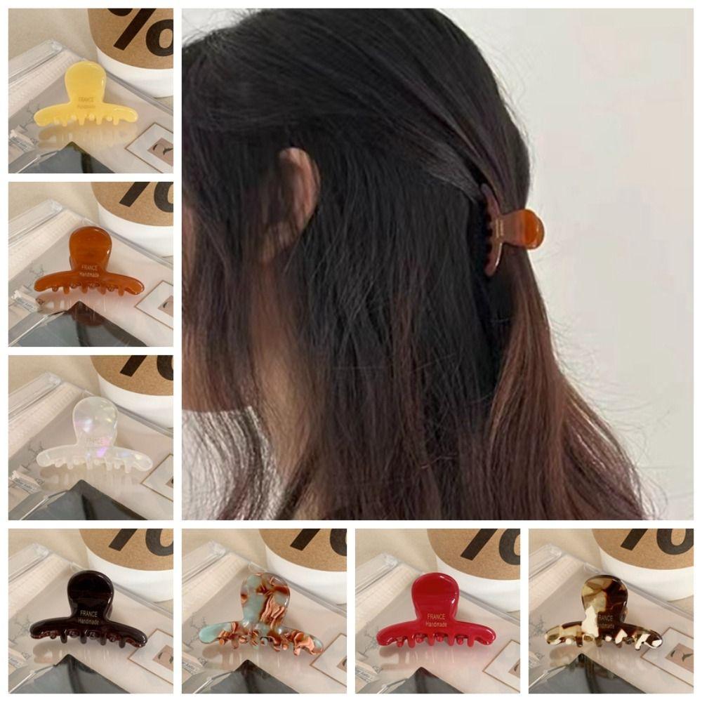 Mini Small Shark Clip Korean Style Acetic Acid Side Clip Cute Acetic Acid Hair Claw School