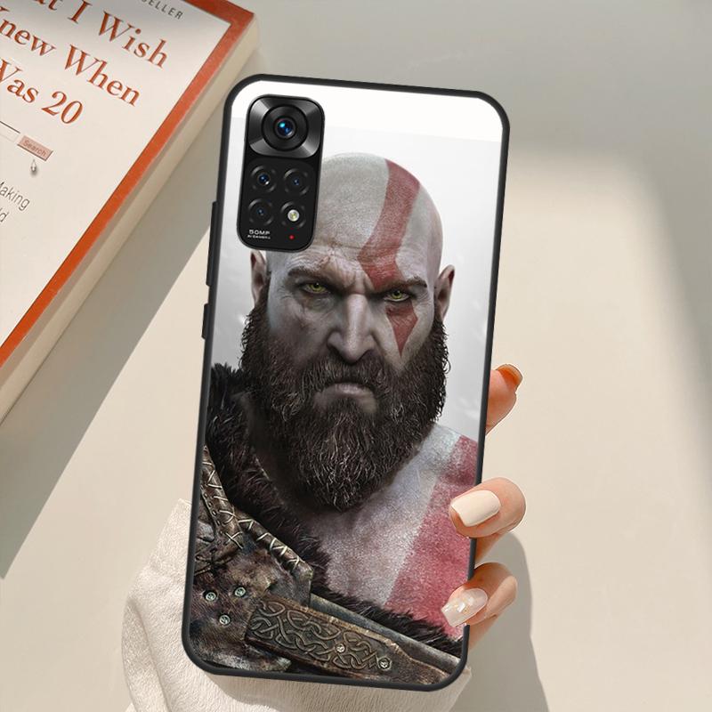 Funda de God of War Para Xiaomi Redmi Note 11 Pro 8 9 11S 10S 9S Note 10 Pro Cubierta Para Redmi 10 10C 9A 9C