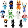 Horror Animal Hospital Plush Toy Blue Dog Soft Stuffed Cartoon Doll Collectible For Adult Fans Home Decoration Cuddly Gift