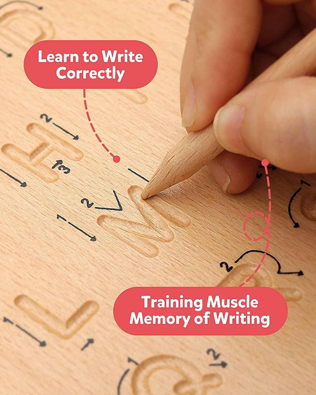 Деревянная доска для практики букв — фото 3