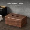 LIEI Black Walnut Wood Tissue Box