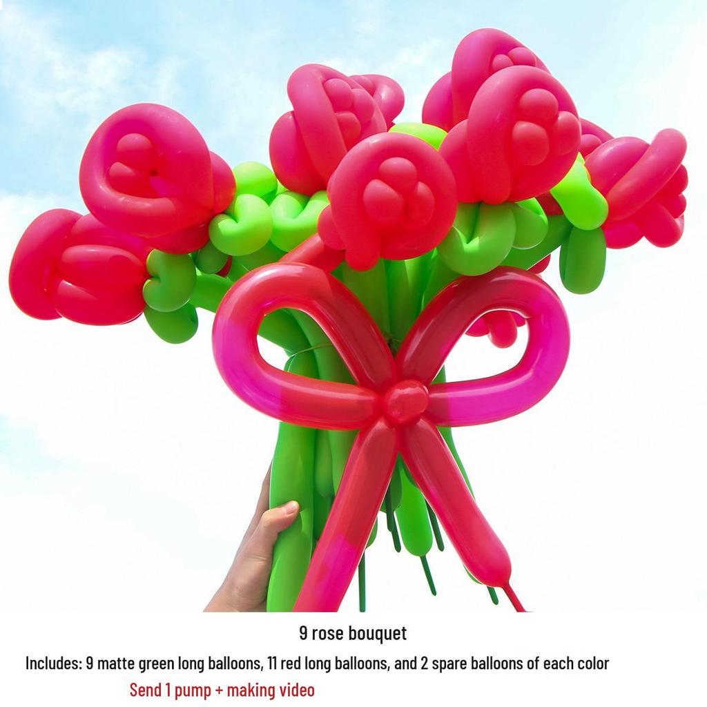 Ins Xiaohongshu DIY Blumen-Ballonstrauß-Set für Kinder - Japanische & Koreanische Partyballons