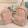 Children's Schoolbags Elementary School Students Girls Junior High School Students High Looking Striped Kindergarten Small Backpack