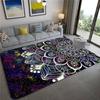 Nordisch Bunt Sternenhimmel Mandala Großer Teppich Floral Teppich für Wohnzimmer Schlafzimmer Flur Fußmatte Alfombras