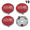 1 Set/4 Stück 58MM/60MM/63MM/65MM Kappe Für Felgen OZ Logo Radnabendeckel Sportwagen Radabdeckung Radkappen