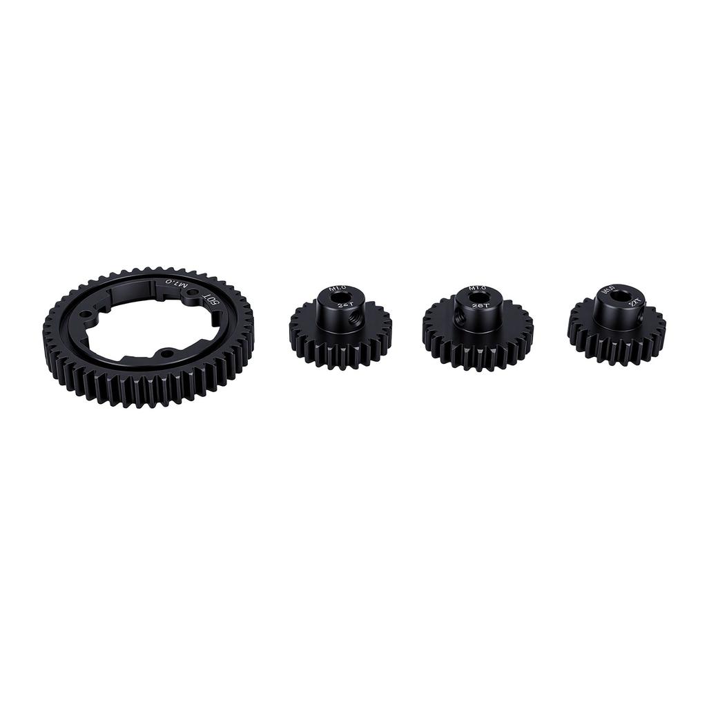 RC Gear Set Fit for X Maxx 1 5 RC Car Hardened Steel 50T M1 Spur Gear With 18T 20T 22T Motor Pinion Gears