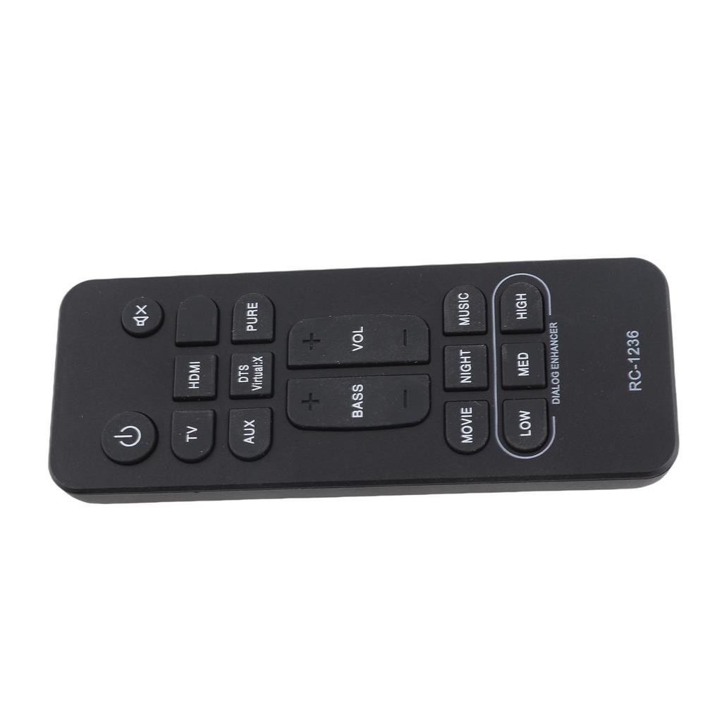 Soundbar Remote Control Battery Powered Sound Remote Control Replacement for Bar Speaker