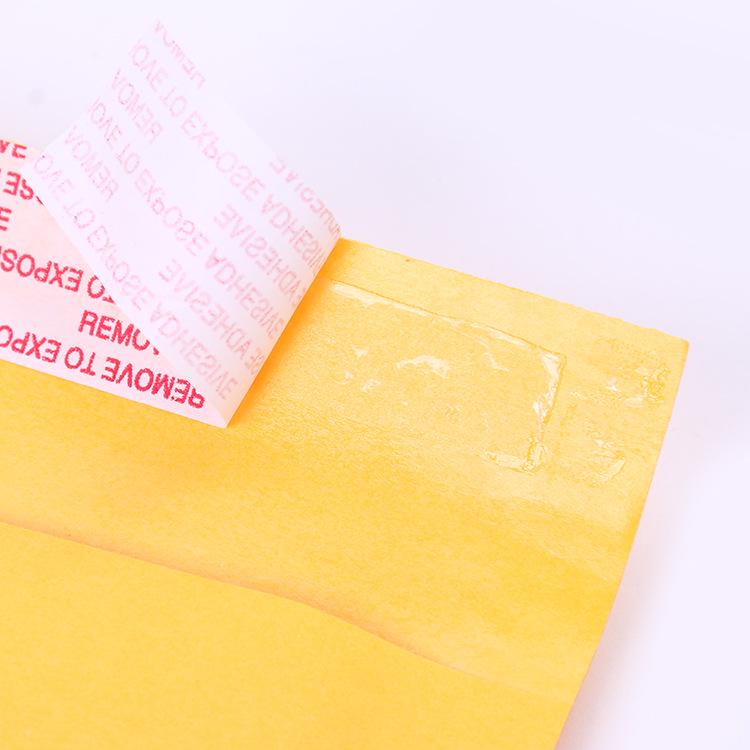 Yellow Kraft Bubble Envelope for Logistics and Clothing Packaging