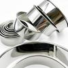 1 Set Cookie Cutter Stainless Steel Circle Biscuit Cutter Effortless Cookie Shaping Pastry Tool for Home