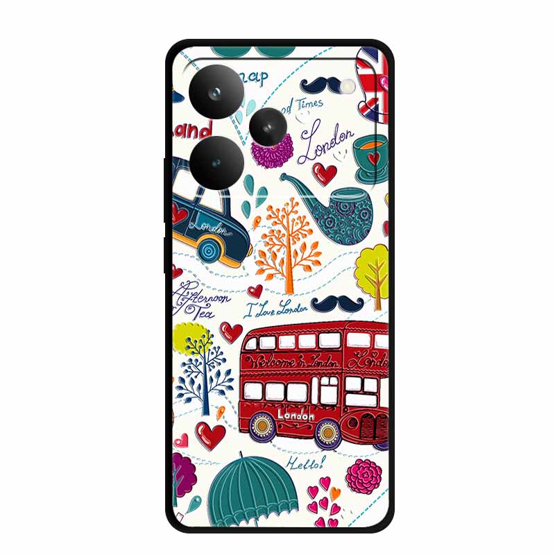 3D Hoesje Voor Realme P4 Pro 5G Telefoonhoesje P4Pro Coque Reliëf Bloemen Siliconen Zachte Achterkant Voor Realme P4 Pro Hoesje P 4 Pro