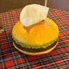 WTEMPO Creative Hamburger Shaped Tissue Box Retro Home Living Room Funny Table Decorative Ornament Tissue Holder