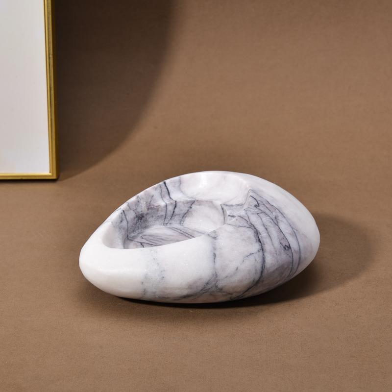 Elegant Fashion Stone Candlestick Stand Dining Table Decor Mantle Valentine's Day Gift Romantic Marble Candle Holder