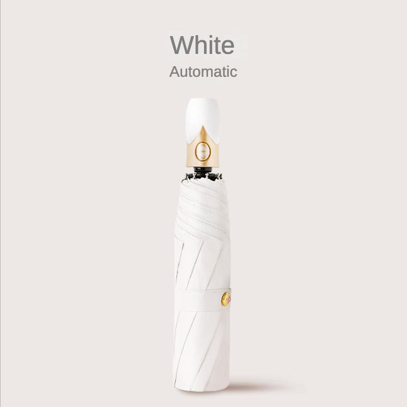 8/10 Bein Automatisk/Manuell Sammenleggbar Paraply for Kvinner Sol og Regn UV Trefoldige Paraplyer Paraguas Mujer Guarda Chuva