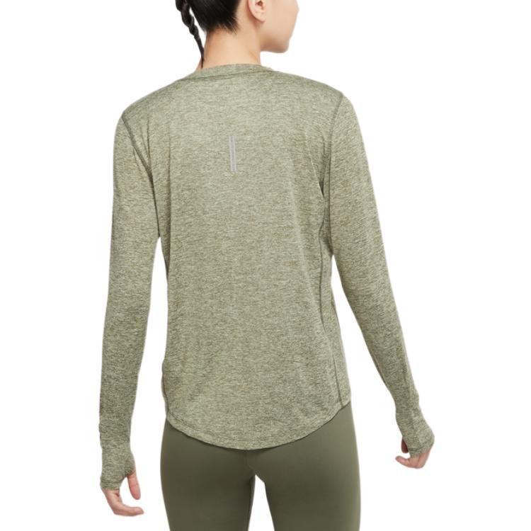 Nike Running T Shirt Women's Olive Green CU3278-222