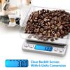 AMIR Digital Kitchen Scale 3kg/0.1g Mini Pocket Cooking Food Scales Stainless Steel Jewelry Scale with Back-Lit LCD Display