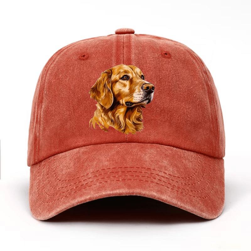 Golden Retriever Printed Baseball Cap, Lightweight and Adjustable, Suitable for Both Men and Women As a Gift for Dog Lovers