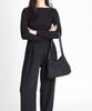 Green Stuff Boxy Shopper Bag 61 Pleated - Black Short S