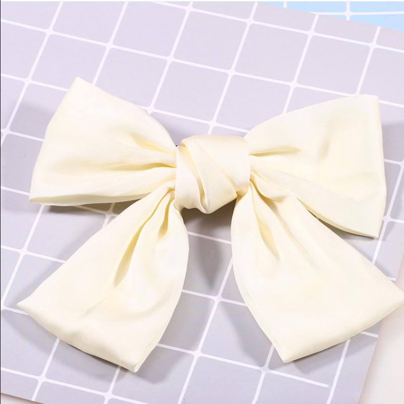 Women's Red Big Bow Hairpin Elegant Hairpin Hair Accessory Clip Headdress