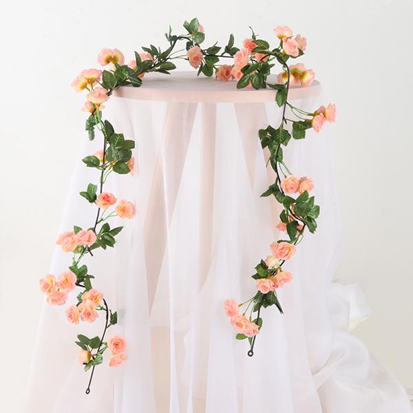 Artificial Rose Garland for Wall Hanging and Indoor Decor