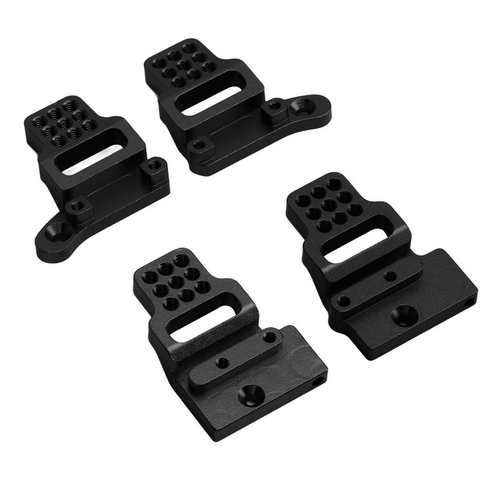 RC Shock Mount Aluminium Alloy Shock Bracket Multi Holes Easy Installation for Traxxas TRX4M 1 18 RC Car Black