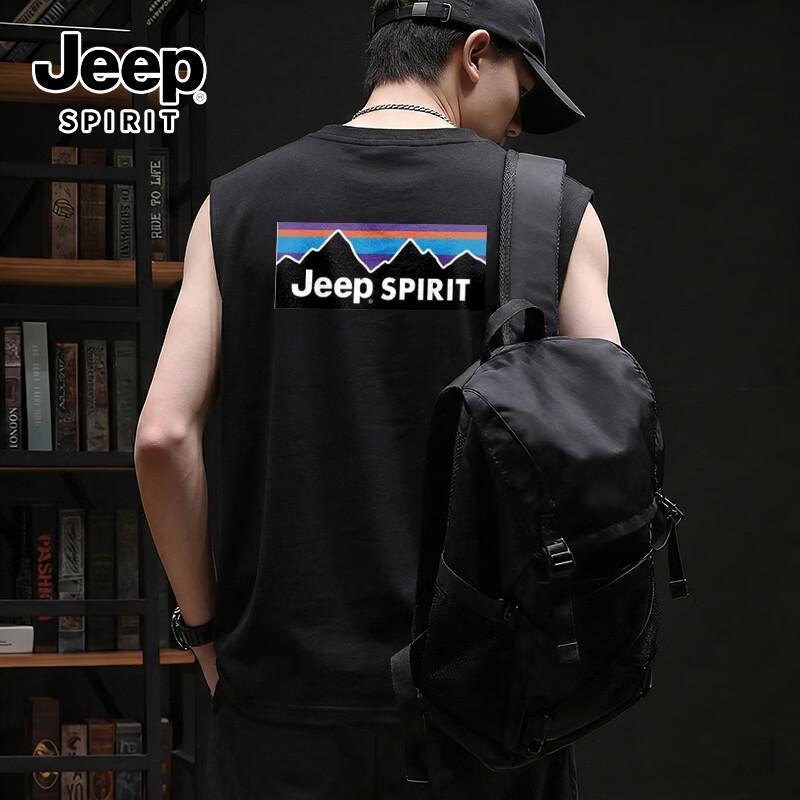 Мужская свободная хлопковая майка JEEP SPIRIT 5XL