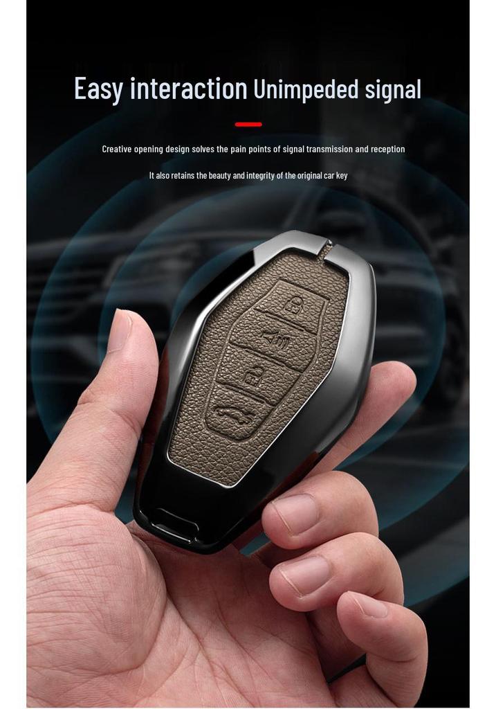 Jetour Traveler Key Case PRO: Luxury Metal Case for Chery Shanhai T2 CDM (24 Models)
