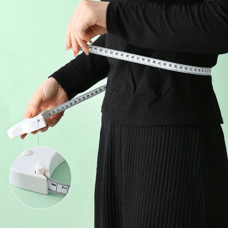 A soft measuring tape for accurate measurement, suitable for assessing body dimensions such as the waist, chest, and thighs