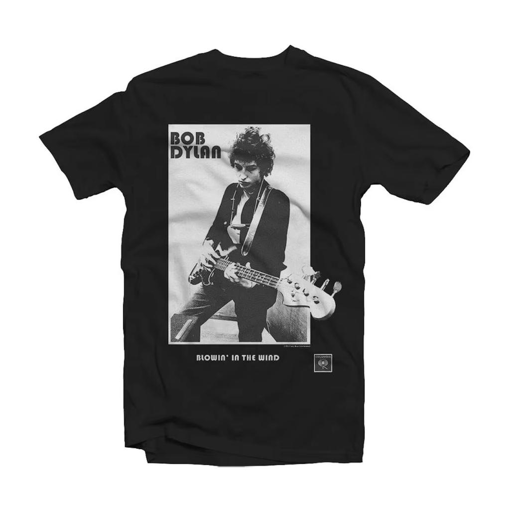 2025 Summer New Bob Dylan Rock Poet American Vintage High Street Tshirt Plus Size Casual Unisexs Unisex Top Tee Hip Hop Breathable