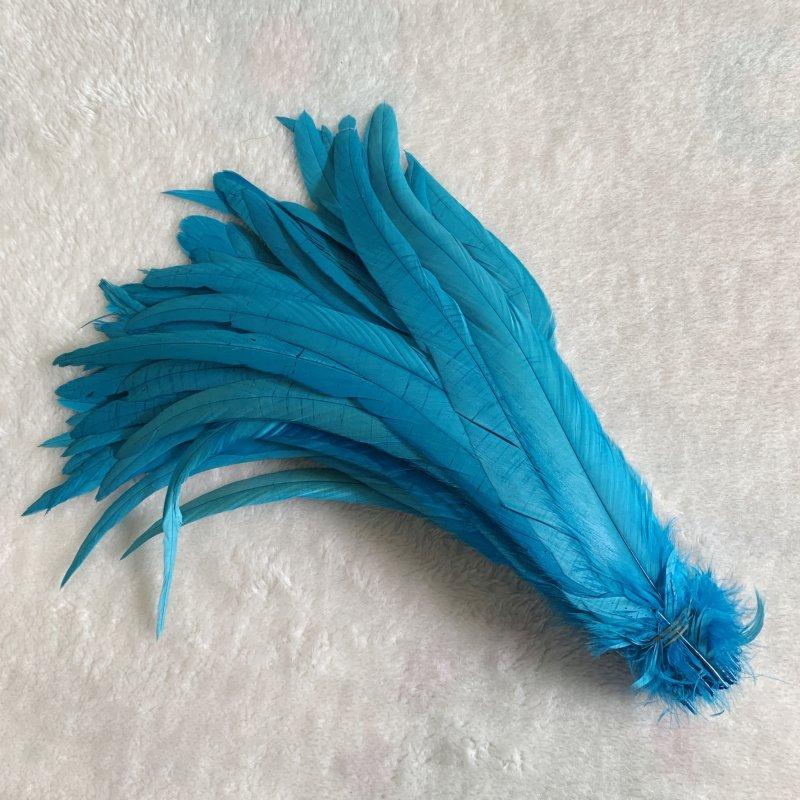 Wholes 500pcs Rooster Tail Feathers 25-30cm 30-35cm 35-40cm 40-45cm For Colored Carnival Costume&mask Party