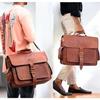 Rustic Leather Briefcase for Men, Personalized Laptop Messenger Bag, Handmade Office Satchel, Valentine's Day Gift for Him
