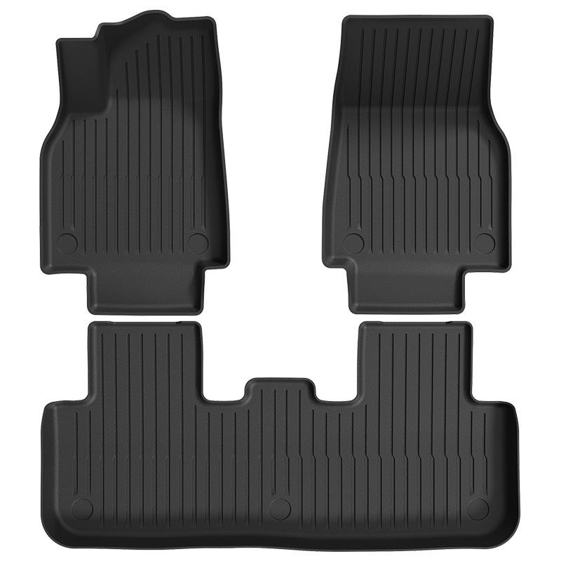 Tesla Model Y/3 TPE Front & Rear Trunk Mats and Foot Pad