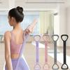 Yoga Resistance Exercise Band Back Training Elastic Rope Resistance Band Adjustable Elastic Rope Easy to Use