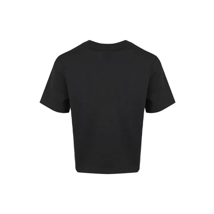 Nike Kısa Üstler Kadın Siyah Bisiklet Yaka Orta (üniseks) Crop Toplar CZ8912 010