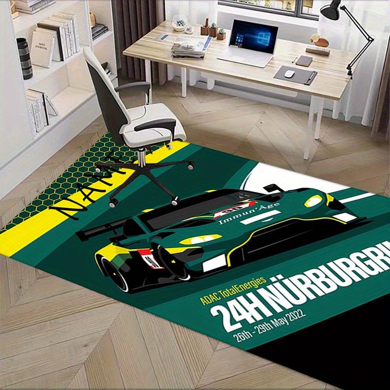 Race, Speed, Nürburgring Office Carpet Soft Polyester Entrance Carpet Washable Non slip Machine Wash