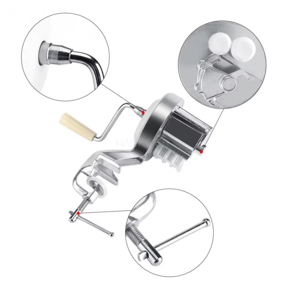 Hand Crank Macaroni Maker Ergonomic Fettuccine Machine Kitchen Tool Manual Pasta Maker  Restaurant