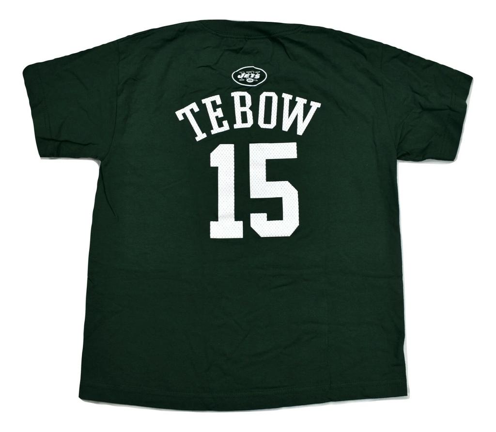 NFL Team Apparel Youth New York Jets Tim Tebow Shirt New M (10-12), XL (14-16)