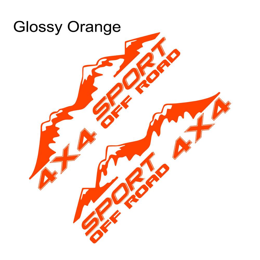 Various Sizes Universal Pickup Car Side Stickers 4x4 Sport Off Road Mountain Styling Vinyl Decor Decal Auto Tuning Accessories