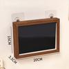 Wall Mounted Badge Display Frame Transparent Dust Cover Large Capacity Pin Storage Box Felt Board Dust-proof Brooch storage box
