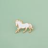 Fashion Horse Brooches For Women Unisex Enamel Animal Year Of The Horse Brooch Pins Party Gifts Jewelry Decoration Accessories