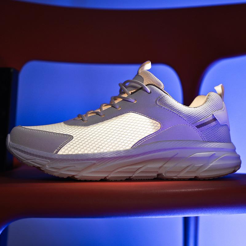 Herren Sportschuhe Atmungsaktive Freizeitschuhe Fliegendes Strickmuster Outdoor Übergröße Laufschuhe