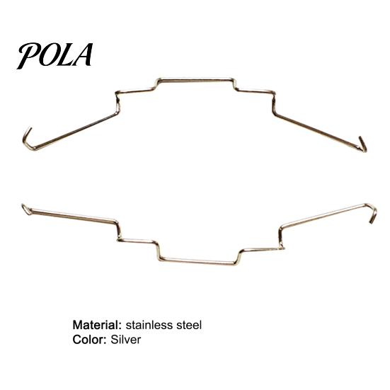 Cooling Fan Connection Buckle 1 Pair Fastener Easy Installation High Strength Lightweight Wire CPU Hard Clips for Desktop
