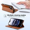 Wallet Flip Phone Case  For iPhone 17 Pro Max 16 Plus 16E 15 14 13 12 11 PU Leather RFID Blocking Card Slot Holder Back Cover