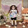 Long Hair 30cm Bjd Doll with Clothes 1/6 SD Princess Makeup Ball Joint Doll  Babies