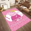 Peppa Pig's Garden Day Square rugs are a great choice for living rooms, bedrooms, home décor, and as gifts.