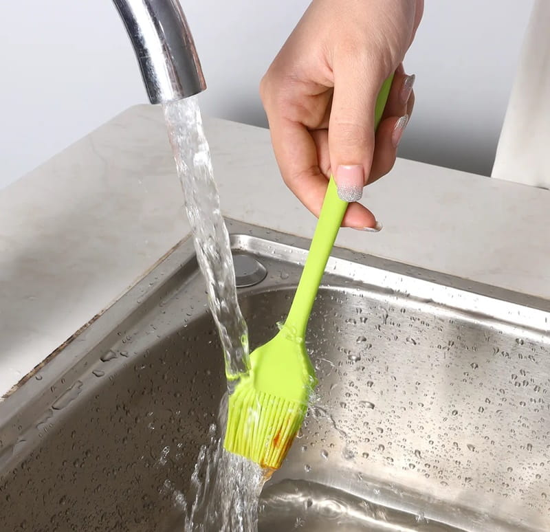 Pędzelek Silikonowy Duży 26Cm Zielony Xl