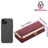 Unisex Jewelry Box Fashion Glasses Case - RFID Blocking, Travel Jewelry Case Bag Charm Storage Box Fashion Pencil Bag with Kiss Lock, Coin Purse
