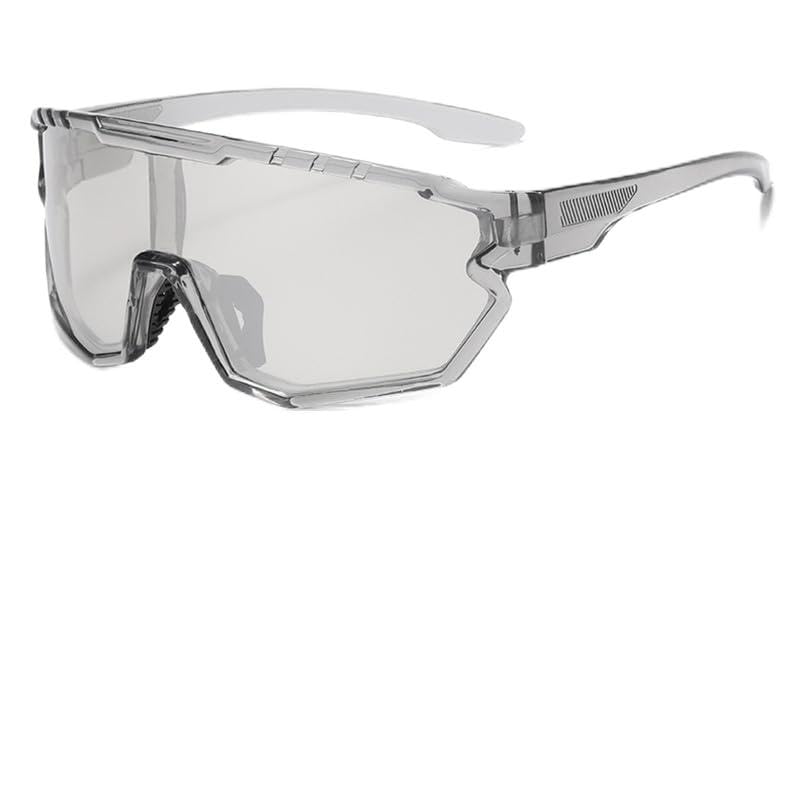 

FEISEDY Sports UV400 for and B1308 Sunglasses, Photochromic, Color-Changing, Protection, Cycling, Fishing, Baseball, Running, Cycling, Golf, Unisex, серый