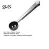 Dual-purpose Spoon And Bag Clip 2 in 1 Clip, Stainless Steel Measuring Seamless Scoop Clamp Scoop, Multifunctional Powder Sealer for Milk Coffee,